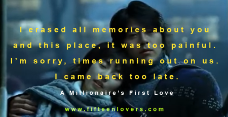 millionaires first love quotes