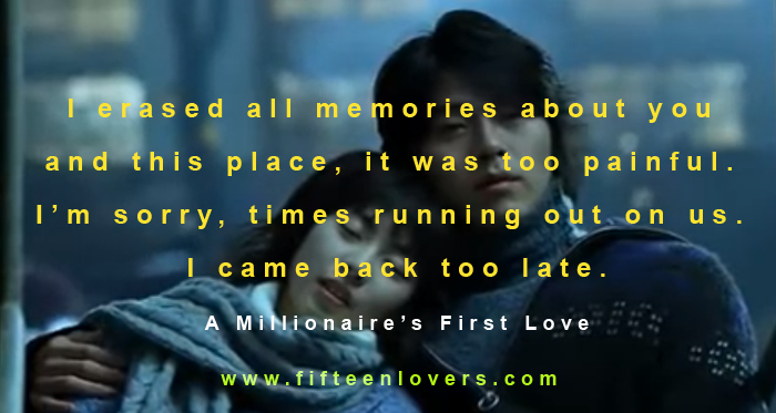 millionaires first love quotes