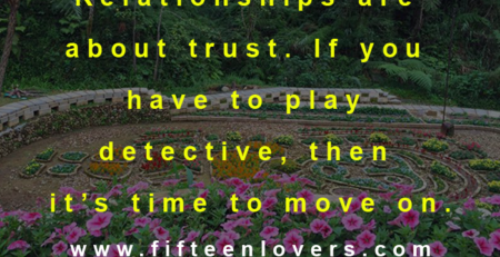 relationship about trust