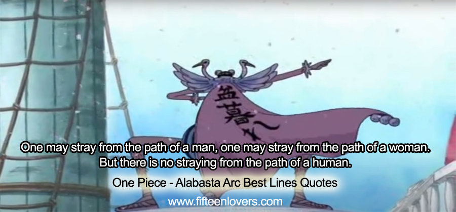 one piece alabasta arc best lines quotes